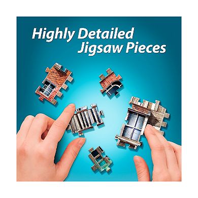 Wrebbit Harry Potter Collection - The Burrow - Weasley Family Home 3D Puzzle: 415 Pcs