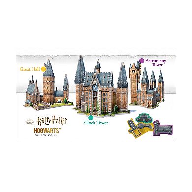 Wrebbit Harry Potter Collection - Hogwarts - Clock Tower 3D Puzzle: 420 Pcs