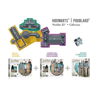Wrebbit Harry Potter Collection - Hogwarts - Clock Tower 3D Puzzle: 420 Pcs