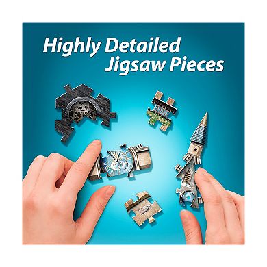 Wrebbit Harry Potter Collection - Hogwarts - Clock Tower 3D Puzzle: 420 Pcs
