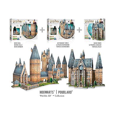 Wrebbit Harry Potter Collection - Hogwarts - Clock Tower 3D Puzzle: 420 Pcs