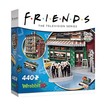 Wrebbit Friends - Central Perk 3D Jigsaw Puzzle: 440 pc