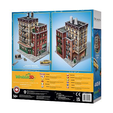 Wrebbit Friends - Central Perk 3D Jigsaw Puzzle: 440 Pcs