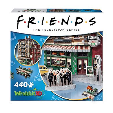 Wrebbit Friends - Central Perk 3D Jigsaw Puzzle: 440 Pcs