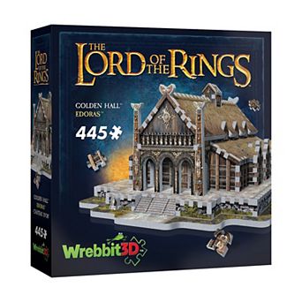 Wrebbit The Lord of the Rings - Golden Hall - Edoras 3D Puzzle: 445 pc