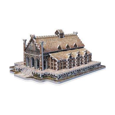 Wrebbit The Lord of the Rings - Golden Hall - Edoras 3D Puzzle: 445 Pcs