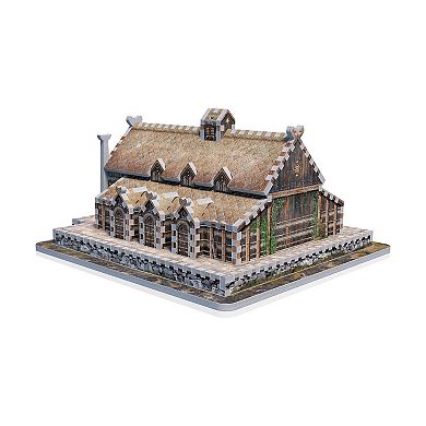 Wrebbit The Lord of the Rings - Golden Hall - Edoras 3D Puzzle: 445 Pcs