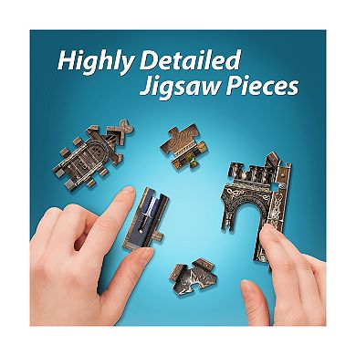 Wrebbit The Lord of the Rings - Golden Hall - Edoras 3D Puzzle: 445 Pcs