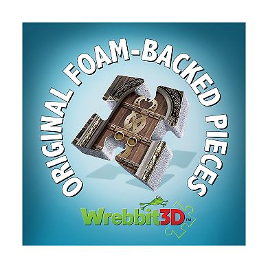 Wrebbit The Lord of the Rings - Golden Hall - Edoras 3D Puzzle: 445 Pcs