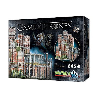 Wrebbit Game of Thrones - The Red Keep 3D Puzzle: 845 Pcs