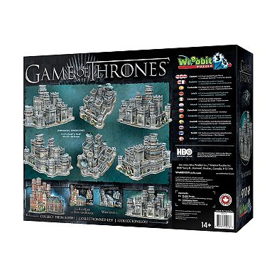 Wrebbit Game of Thrones - Winterfell 3D Puzzle: 910 Pcs