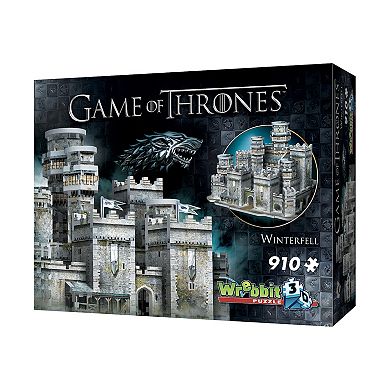 Wrebbit Game of Thrones - Winterfell 3D Puzzle: 910 Pcs