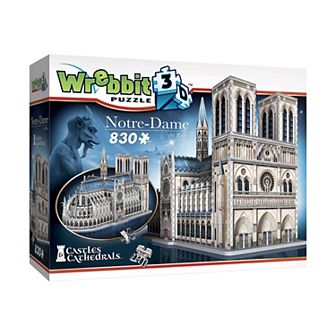 Wrebbit Castles & Cathedrals - Notre-Dame de Paris 3D Puzzle: 830 pc