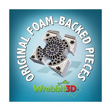 Wrebbit Castles & Cathedrals - Notre-Dame de Paris 3D Puzzle: 830 Pcs