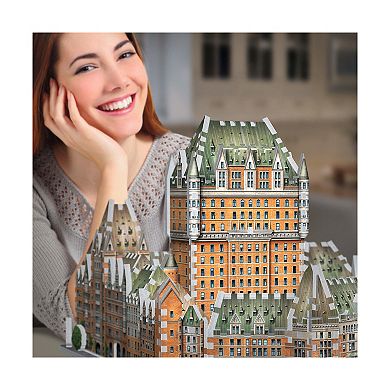Wrebbit Castles & Cathedrals - Le Chateau Frontenac 3D Puzzle: 865 Pcs