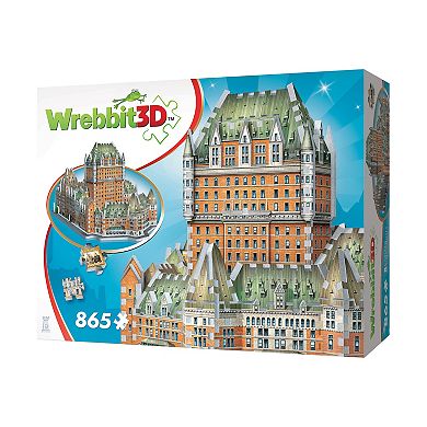 Wrebbit Castles & Cathedrals - Le Chateau Frontenac 3D Puzzle: 865 Pcs