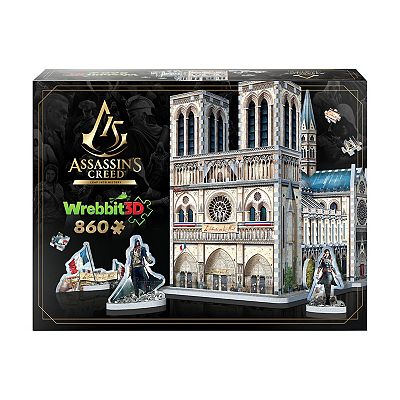 Wrebbit Assassin's Creed Unity - Notre-Dame 3D Puzzle: 860 Pcs