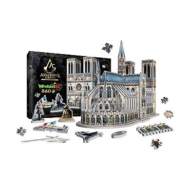 Wrebbit Assassin's Creed Unity - Notre-Dame 3D Puzzle: 860 Pcs