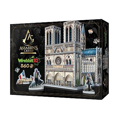 Wrebbit Assassin's Creed Unity - Notre-Dame 3D Puzzle: 860 Pcs