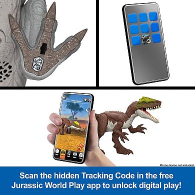 Mattel Jurassic World Bite 'N Blast Mosasaurus Action Figure with Mini Dilophosaurus
