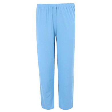PJ Couture Women's Short Sleeve and Pants Notch Collar Pajama Set
