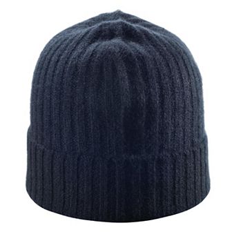 Wigens Unisex Cashmere Rib Knitted Beanie