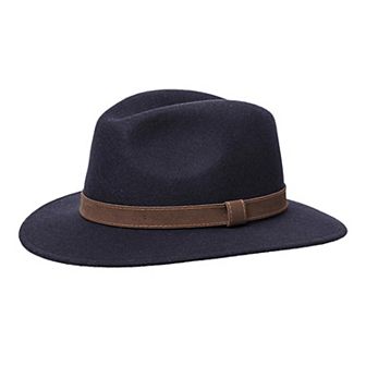 Wigens Men's Formal Wool Bosco Fedora Hat