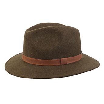 Wigens Men's Formal Wool Bosco Fedora Hat