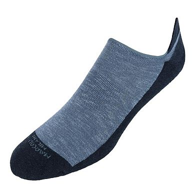 Marcoliani Men's Cushioned BiColor Invisible Sneaker Sock (1 Pair)