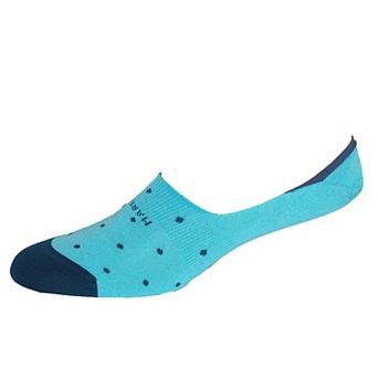 Marcoliani Men's Polka Dot Invisible Touch Liner Sock