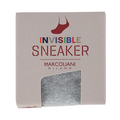 Marcoliani Men's Cushioned Solid Colored Invisible Sneaker Sock (1 Pair)