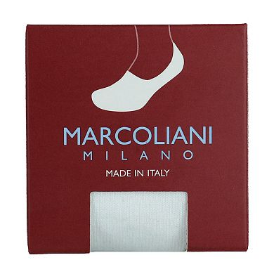 Marcoliani Men's Pima Cotton Solid Invisible Touch Sock Liners