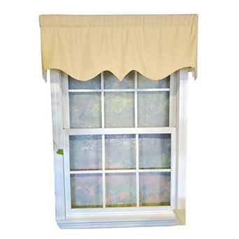 Pin Stripe Regal 3" Rod Pocket Lining Luxurious And Elegant Window Treatment Valance