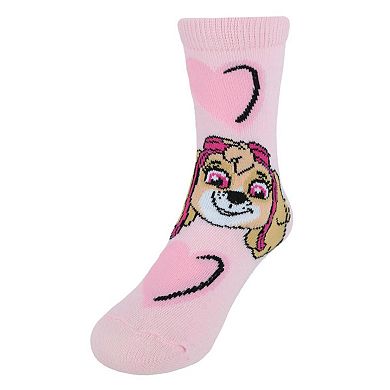 Textiel Trade Girl's Nickelodeon Paw Patrol Skye Power Crew Novelty Socks (3 Pack)