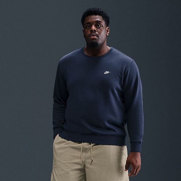 Big & Tall Nike Club Fleece Crewneck Sweatshirt