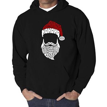Feliz Navidad Santa Claus - Men's Word Art Hooded Sweatshirt
