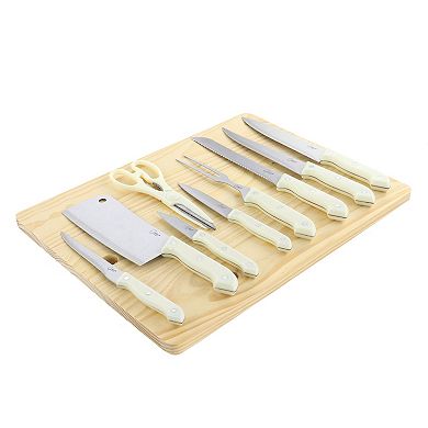10 Piece Cutlery Set With Cutting Board