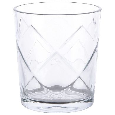 4 Piece 13.5 Ounce Double Old-Fashioned Glass Set