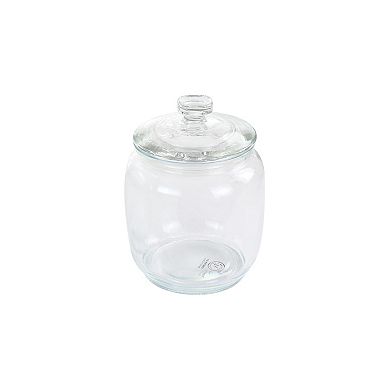 Canister 4 Piece 2.1 and 1 Quart Glass Canister Set