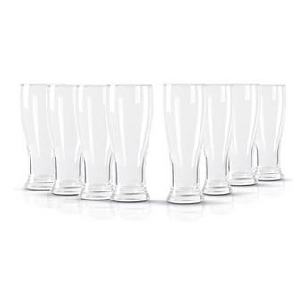8 pc 15.6 Ounce Tall Pub Glass Set in Clear