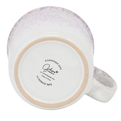 4 Piece 19 Ounce Stoneware Straight Shape Mug Set in Assorted Colors