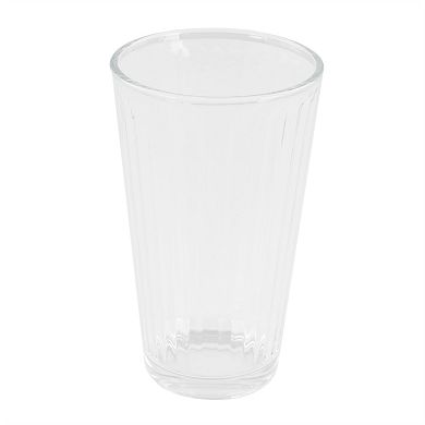 4 Piece 16 Ounce Glass Tumbler Set