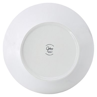 9.4 Inch Round Fine Ceramic Meal Bowl in White