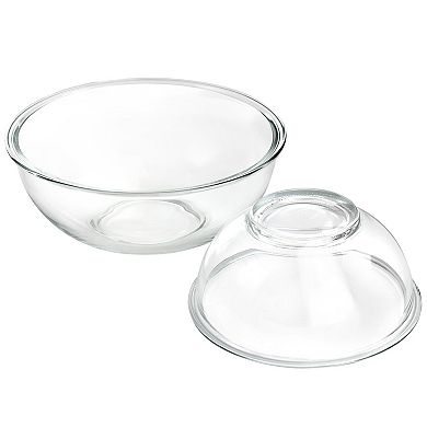 4 Piece Glass Nesting Bowl Set