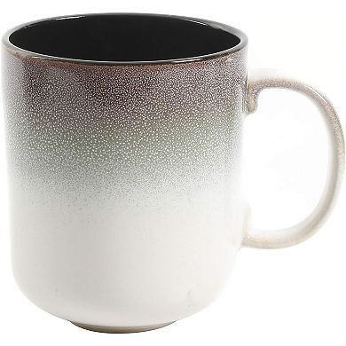 16 Piece Reactive Glaze Stoneware Dinnerware Set in Teal