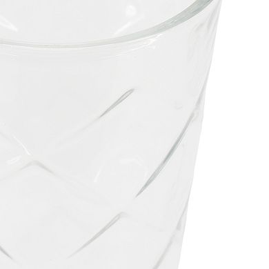 4 Piece 16 Ounce Glass Tumbler Set