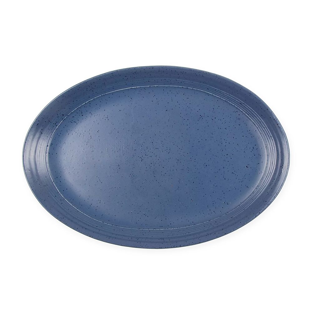Dinnerware Ceramic Gibson Platter 14 Inch Stoneware Oval Platter