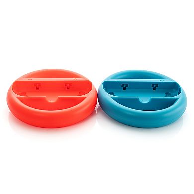 Nintendo Switch Steering Wheels in Red and Blue