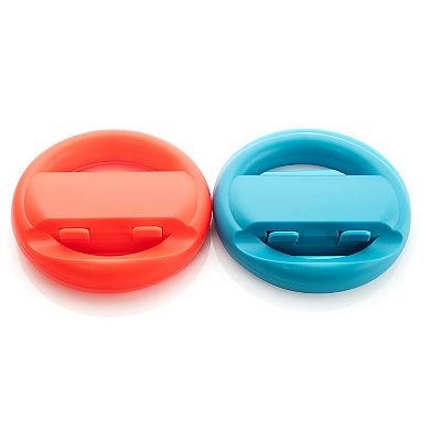 Nintendo Switch Steering Wheels in Red and Blue