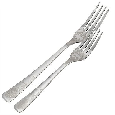 20 Piece Stainless Steel Flatware Set in Matte Silver